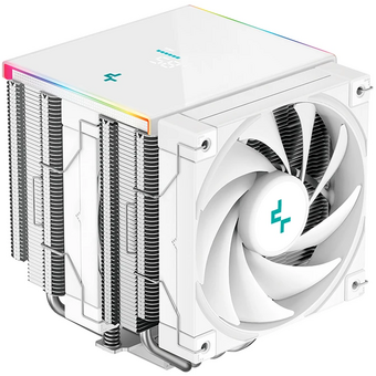  Кулер DEEPCOOL AK620 Digital SE WH LGA1851/1700/1200/115X/AM5/AM4 (TDP 260W, PWM, Dual Fan 120mm, 6 тепл. трубок, ARGB, белый) Ret 