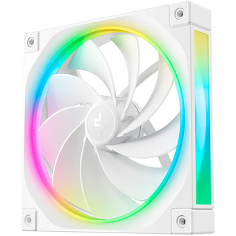  Вентилятор DEEPCOOL FL14R WH 140x140x25мм Reverse (PWM, ARGB, белый, 500-1700об/мин) Color Box 