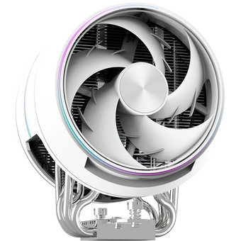  Вентилятор ZALMAN ZET5 White, 5 Heat pipes, 4-Pin PWM, 600-2000 RPM, 30.4 DBA Max, Hydro Bearing, Full Socket Support 