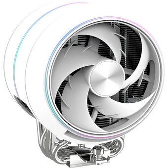  Вентилятор ZALMAN ZET5 White, 5 Heat pipes, 4-Pin PWM, 600-2000 RPM, 30.4 DBA Max, Hydro Bearing, Full Socket Support 