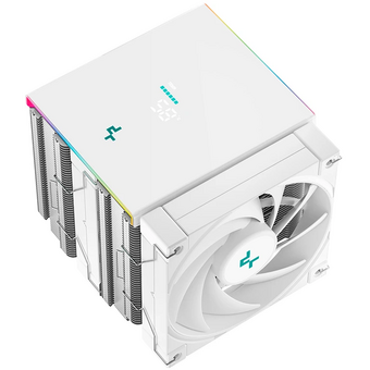  Кулер DEEPCOOL AK620 Digital SE WH LGA1851/1700/1200/115X/AM5/AM4 (TDP 260W, PWM, Dual Fan 120mm, 6 тепл. трубок, ARGB, белый) Ret 