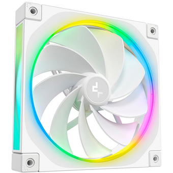  Вентилятор DEEPCOOL FL14R WH 140x140x25мм Reverse (PWM, ARGB, белый, 500-1700об/мин) Color Box 