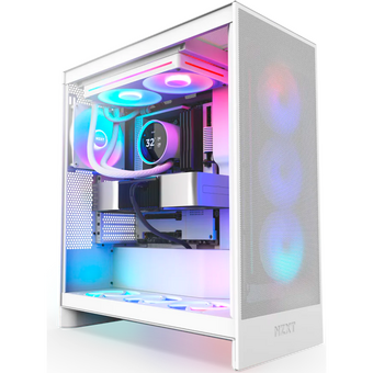 СВО NZXT Kraken Elite 280 RGB (RL-KR28E-W2) (250W, 280mm, LED temp., White/ Fans 2x140mm, 98.61C   СВО NZXT Kraken Elite 280 RGB (RL-KR28E-W2) (250W, 280mm, LED temp., White/ Fans 2x140mm, 98.61C