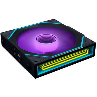  Комплект вентиляторов (3шт.) Lian Li Uni Fan SL-INF Wireless 120 (G99.12SLIN1W3B.R0)/12SLIN1W3B Black / 120x122,1x25мм (PWM, ARGB, 2300 об/мин (Max.)) 