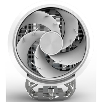  Вентилятор ZALMAN ZET5 White, 5 Heat pipes, 4-Pin PWM, 600-2000 RPM, 30.4 DBA Max, Hydro Bearing, Full Socket Support 