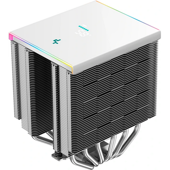  Кулер DEEPCOOL AK620 Digital SE WH LGA1851/1700/1200/115X/AM5/AM4 (TDP 260W, PWM, Dual Fan 120mm, 6 тепл. трубок, ARGB, белый) Ret 