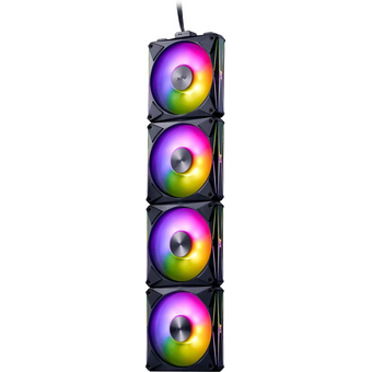  Комплект вентиляторов 4шт XPG HURRICANE MAG 120 ARGB PWM ( прямой и реверсный режим) black RET 