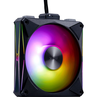  Комплект вентиляторов 4шт XPG HURRICANE MAG 120 ARGB PWM ( прямой и реверсный режим) black RET 