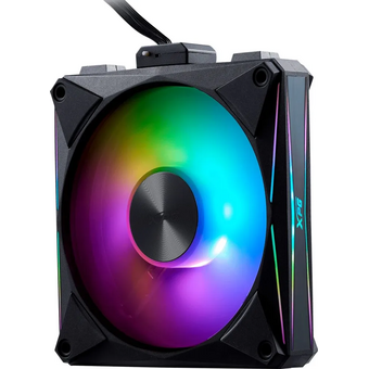  Комплект вентиляторов 4шт XPG HURRICANE MAG 120 ARGB PWM ( прямой и реверсный режим) black RET 