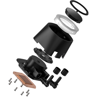  СВО ID-COOLING FX360 LCD LGA1851/1700/1200/115X/AM4/AM5 (TDP 350W, ARGB Fan and Pump, LCD Display, PWM, Triple Fan) 