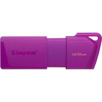  USB-флешка Kingston Exodia M KC-U2L128-7LP 128GB USB 3.2 DT DTXM Neon Purple 
