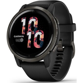  Smart-часы Garmin Venu 2 (010-02430-11) черный/черный 