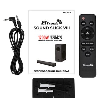  Саундбар ELTRONIC 20-11 Sound Slick 8 черный 