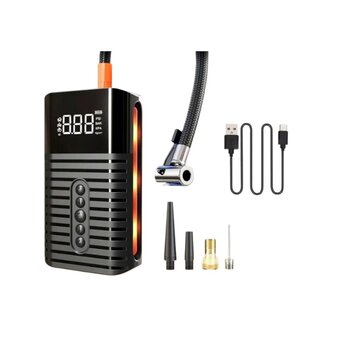  Компрессор автомобильный SmartiNext SN-ND29PRO-3in1 черный 