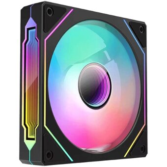  Вентилятор Bloody CF-12 LCD ARGB (CF-12-ARGB120-BK) 120х120x25 черный 4-pin 32дБ Ret 