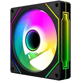  Вентилятор Bloody CF-12 LCD ARGB (CF-12-ARGB120-BK) 120х120x25 черный 4-pin 32дБ Ret 