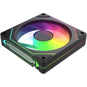  Вентилятор Bloody CF-12 LCD ARGB (CF-12-ARGB120-BK) 120х120x25 черный 4-pin 32дБ Ret 