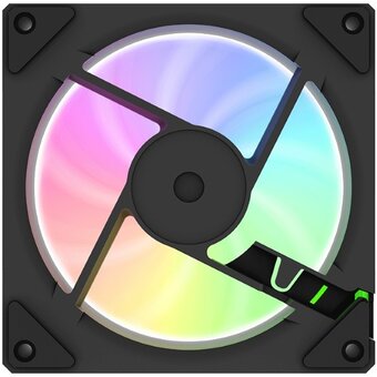  Вентилятор Bloody CF-12 LCD ARGB (CF-12-ARGB120-BK) 120х120x25 черный 4-pin 32дБ Ret 