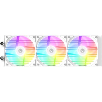  СВО ID-COOLING FX360 LCD White LGA1851/1700/1200/115X/AM4/AM5 (TDP 350W, ARGB Fan and Pump, LCD Display, PWM, Triple) 