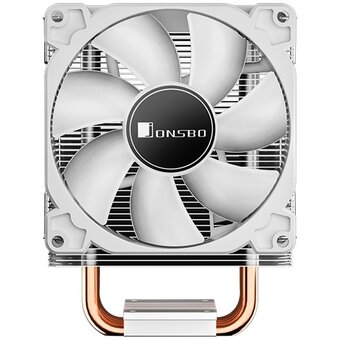  Кулер JONSBO CR-1400 ARGB(White) ARGB (160W, 4-pin PWM, 126mm, Al/Cu, 4x6mm, 1x92mm, 36.0CFM, 30.5dBA, 2300RPM) 