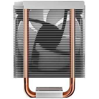  Кулер JONSBO CR-1400 ARGB(White) ARGB (160W, 4-pin PWM, 126mm, Al/Cu, 4x6mm, 1x92mm, 36.0CFM, 30.5dBA, 2300RPM) 