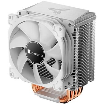 Кулер JONSBO CR-1400 ARGB(White) ARGB (160W, 4-pin PWM, 126mm, Al/Cu, 4x6mm, 1x92mm, 36.0CFM, 30.5dBA, 2300RPM) 
