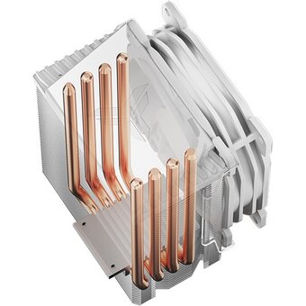  Кулер JONSBO CR-1400 ARGB(White) ARGB (160W, 4-pin PWM, 126mm, Al/Cu, 4x6mm, 1x92mm, 36.0CFM, 30.5dBA, 2300RPM) 