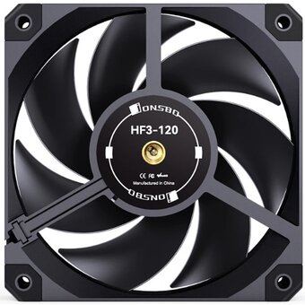  Вентилятор JONSBO HF3-120B 120х120х30мм (PWM, 300-2800об/мин, черный) Retail 