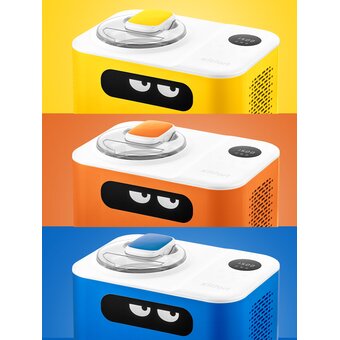  Мороженица KitFort КТ-1829-1 желтый/белый 