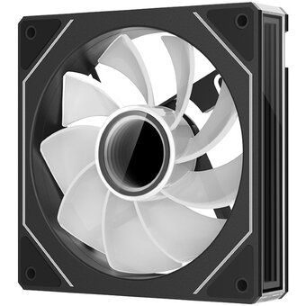  Вентилятор XASTRA FM120B ARGB reverse single pack 120x120x25мм (Infinity lighting effect, ARGB, PWM, black) Box 