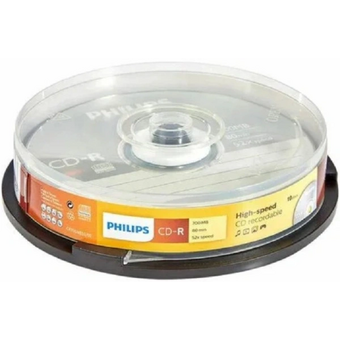  Диск CD-R Philips CR7D5JB00/97 700Mb, 52x, Cake Box (100), Printable 