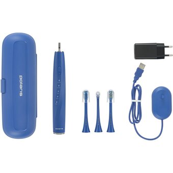  Электрическая зубная щетка POLARIS PETB 0105 TC синий 