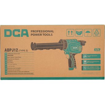  Аккумуляторный пистолет для герметика DCA ADPJ12 (Type Z) 