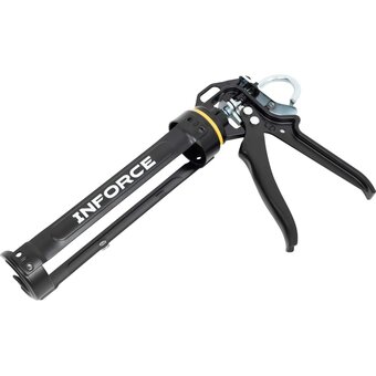  Пистолет для герметика Inforce 01-13-09 полуоткрытый, 320мл 