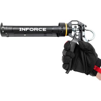  Пистолет для герметика Inforce 01-13-09 полуоткрытый, 320мл 