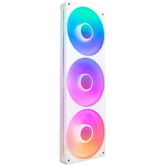  Кулер NZXT F360 RGB Core (RF-U36HF-W1) (120x120x25mm, 4-pin PWM, 75.12CFM, 30dBA, 2400RPM, White, Single-Frame Fan Unit) 
