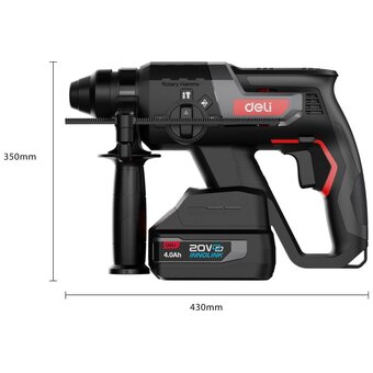  Перфоратор аккумуляторный Deli DE-DC20-2D4 с АКБ и ЗУ 