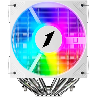  Кулер 1STPLAYER Cryo CY12L-D White (CY12L-D-WH) / 6HPx6mm, dual tower, 2x120mm ARGB fans, 750-1900 RPM, 57.6 CFM, 38.2 dBA 