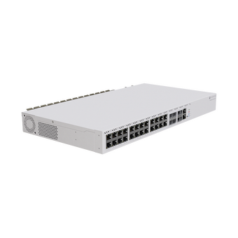  Коммутатор управляемый MikroTik CRS326-4C+20G+2Q+RM (L3) 1x100Мбит/с 20x2.5Гбит/с 4xКомбо(10GBase-T/SFP+) 2xQSFP+ 