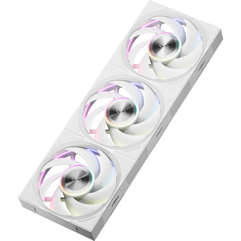  Кулер PcCooler F7 X120 ARGB WH (120x120x28mm, 4-pin PWM, 83CFM, 33.1dBA, 3000RPM, White) 