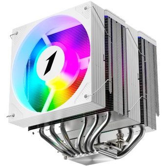  Кулер 1STPLAYER Cryo CY12L-D White (CY12L-D-WH) / 6HPx6mm, dual tower, 2x120mm ARGB fans, 750-1900 RPM, 57.6 CFM, 38.2 dBA 