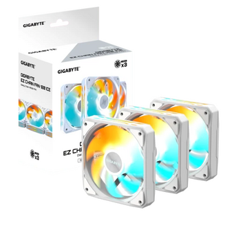 Комплект вентиляторов GIGABYTE GP-GBT EZFAN1203 Ice   Комплект вентиляторов GIGABYTE GP-GBT EZFAN1203 Ice