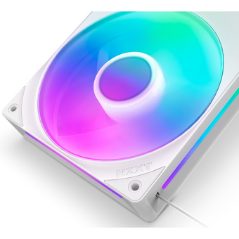  Кулер NZXT F360 RGB Core (RF-U36HF-W1) (120x120x25mm, 4-pin PWM, 75.12CFM, 30dBA, 2400RPM, White, Single-Frame Fan Unit) 