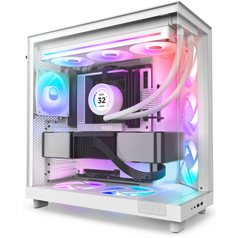  Кулер NZXT F360 RGB Core (RF-U36HF-W1) (120x120x25mm, 4-pin PWM, 75.12CFM, 30dBA, 2400RPM, White, Single-Frame Fan Unit) 