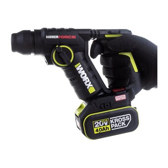  Перфоратор WORX Professional WU380S АКБ+ЗУ 