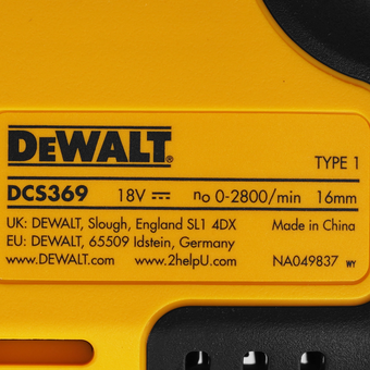  Сабельная пила DeWalt DCS369N 