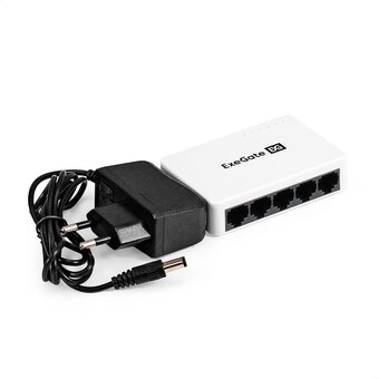  Коммутатор неуправляемый Exegate EDES-1005C EX298685RUS (L2) 5x100Мбит/с 