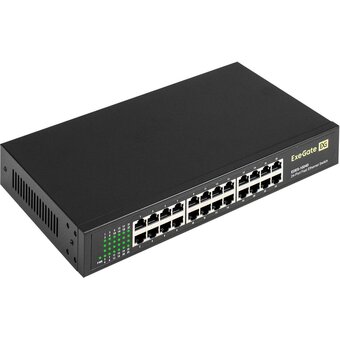  Коммутатор неуправляемый Exegate EDES-1024D EX298692RUS (L2) 24x100Мбит/с 