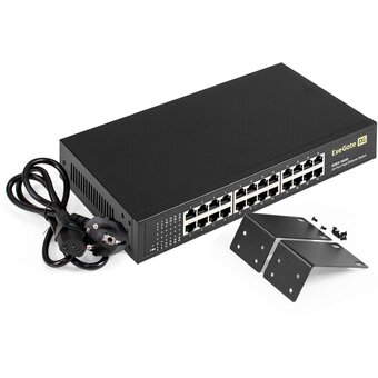  Коммутатор неуправляемый Exegate EDES-1024D EX298692RUS (L2) 24x100Мбит/с 