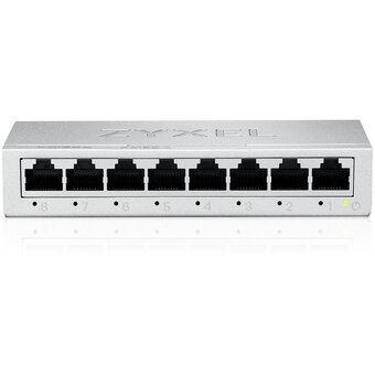  Коммутатор неуправляемый Zyxel GS-108BV5-EU0101F (L2) 8x1Гбит/с 